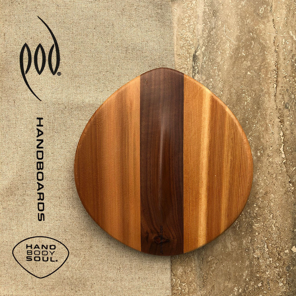 EGO 225mm 9inch Wood POD Handboards - Bodysurfing Handplanes