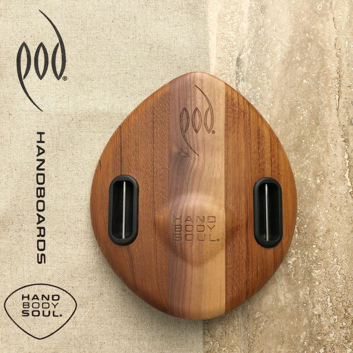 EGO 225mm 9inch Wood POD Handboards - Bodysurfing Handplanes