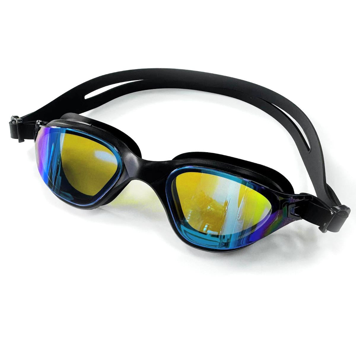 AquaLuxe Gold Mirror Goggles