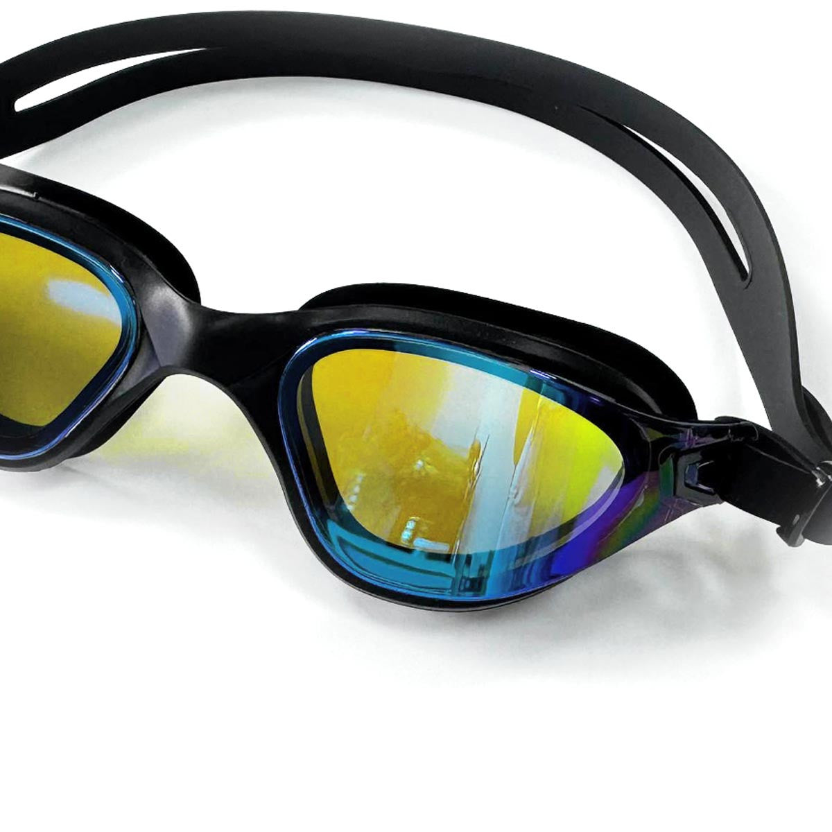 PF1 POD Fins + AquaLuxe Gold Mirror Goggles Swim Bundle