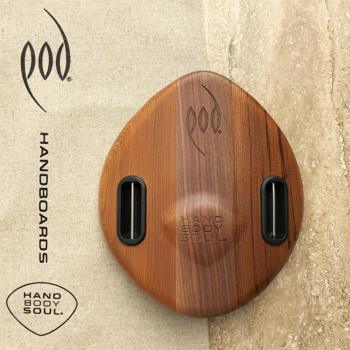 EGO 225mm 9inch Wood POD Handboards - Bodysurfing Handplanes