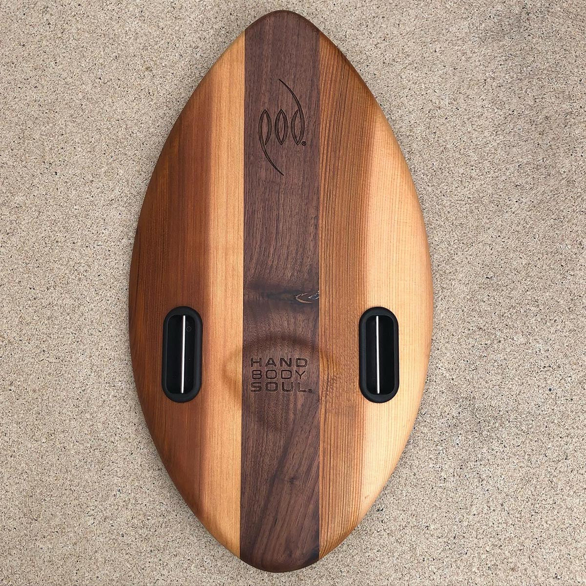 FLO 375mm 15inch Wood POD Handboards - Bodysurfing Handplane