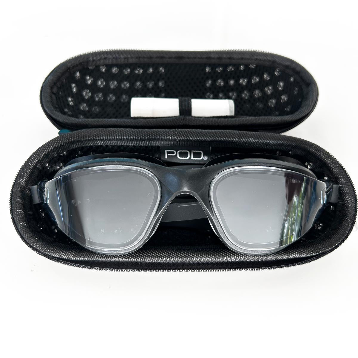 Black AquaLuxe Black Lens POD® Swim Goggles