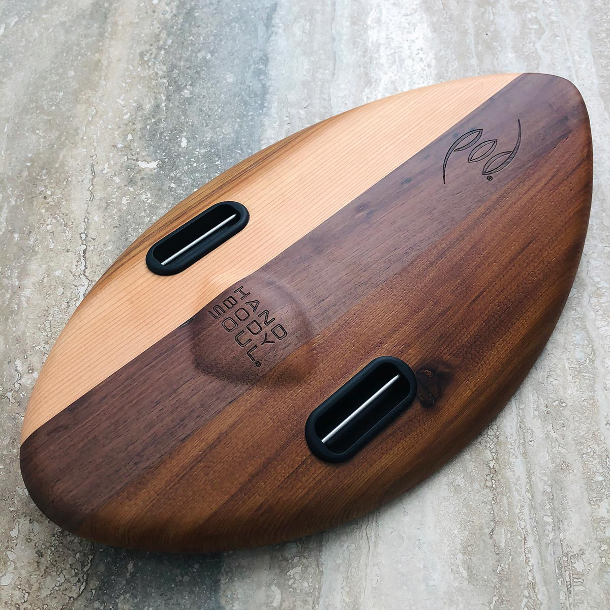 FLO 375mm 15inch Wood POD Handboards - Bodysurfing Handplane