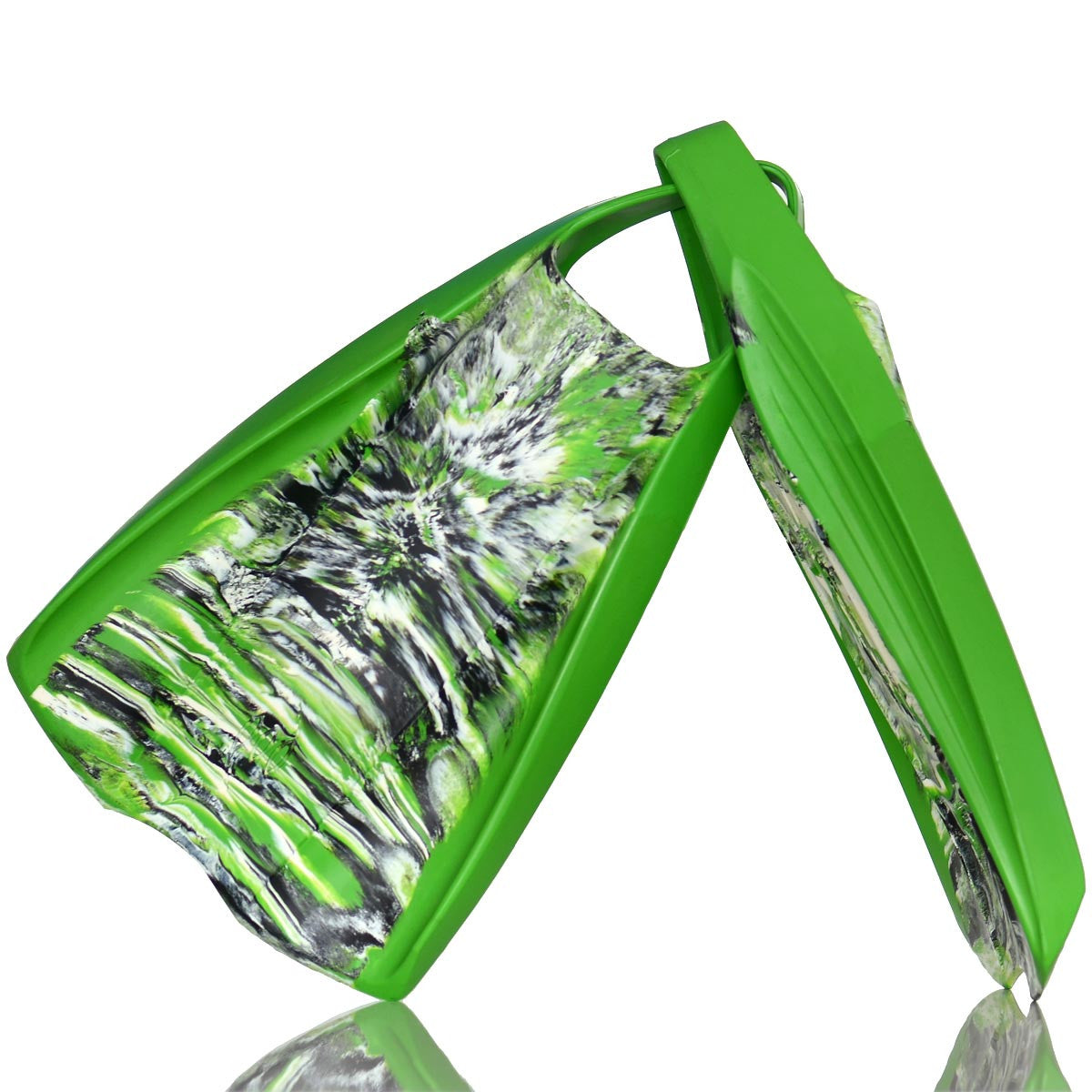Ocean Active PF2 POD Swim Fins Lime Strap/Rails MIX Black/Lime/White