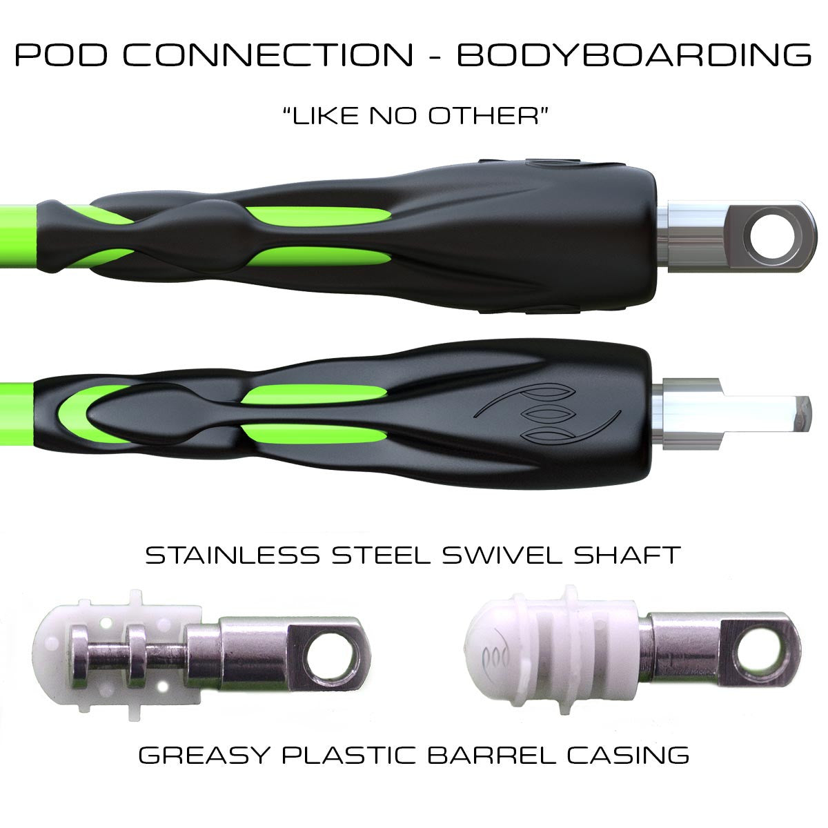 POD Bodyboard Leashes | X-Large Bicep - Conquer Extreme Surf