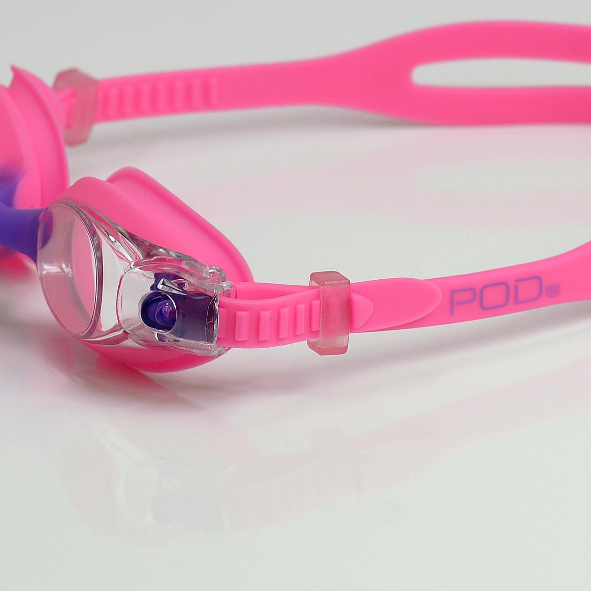 Clear Lens POD Pink / Purple Swim Goggle