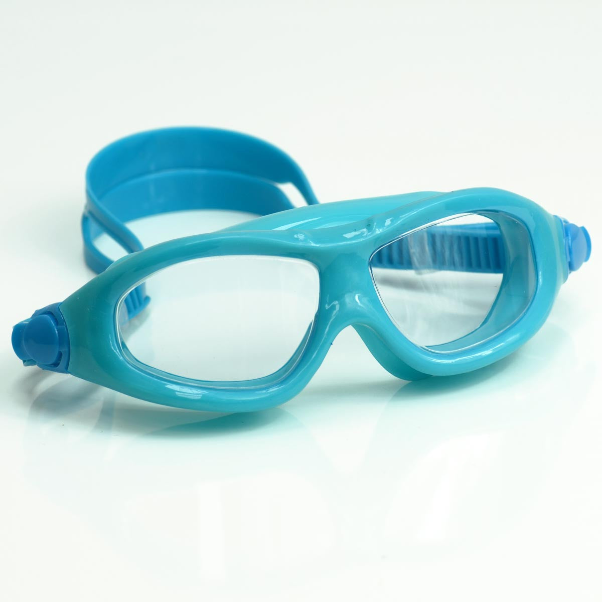POD Vision Aqua Blue Swim Mask Clear Lens