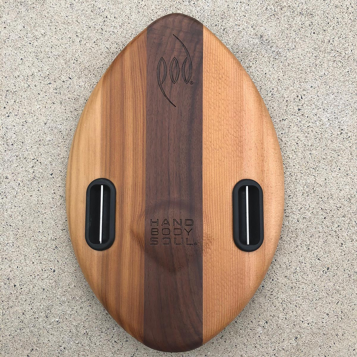 WOO 300mm 12inch Wood POD Handboards - Bodysurfing Handplane