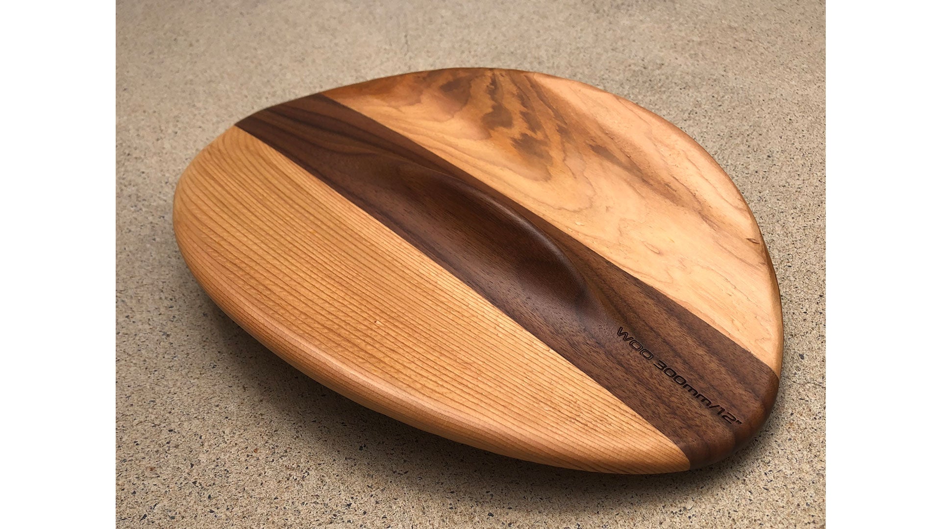 Bodysurfing Handplane Cedar Walnut POD Handboard