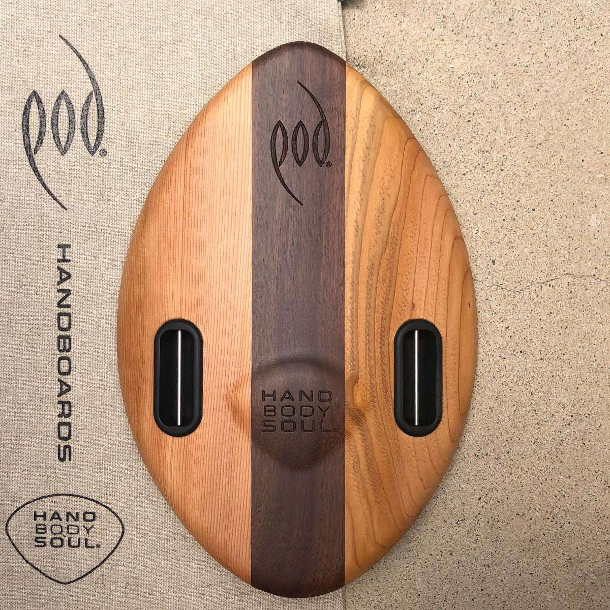 WOO 300mm 12inch Wood POD Handboards - Bodysurfing Handplane