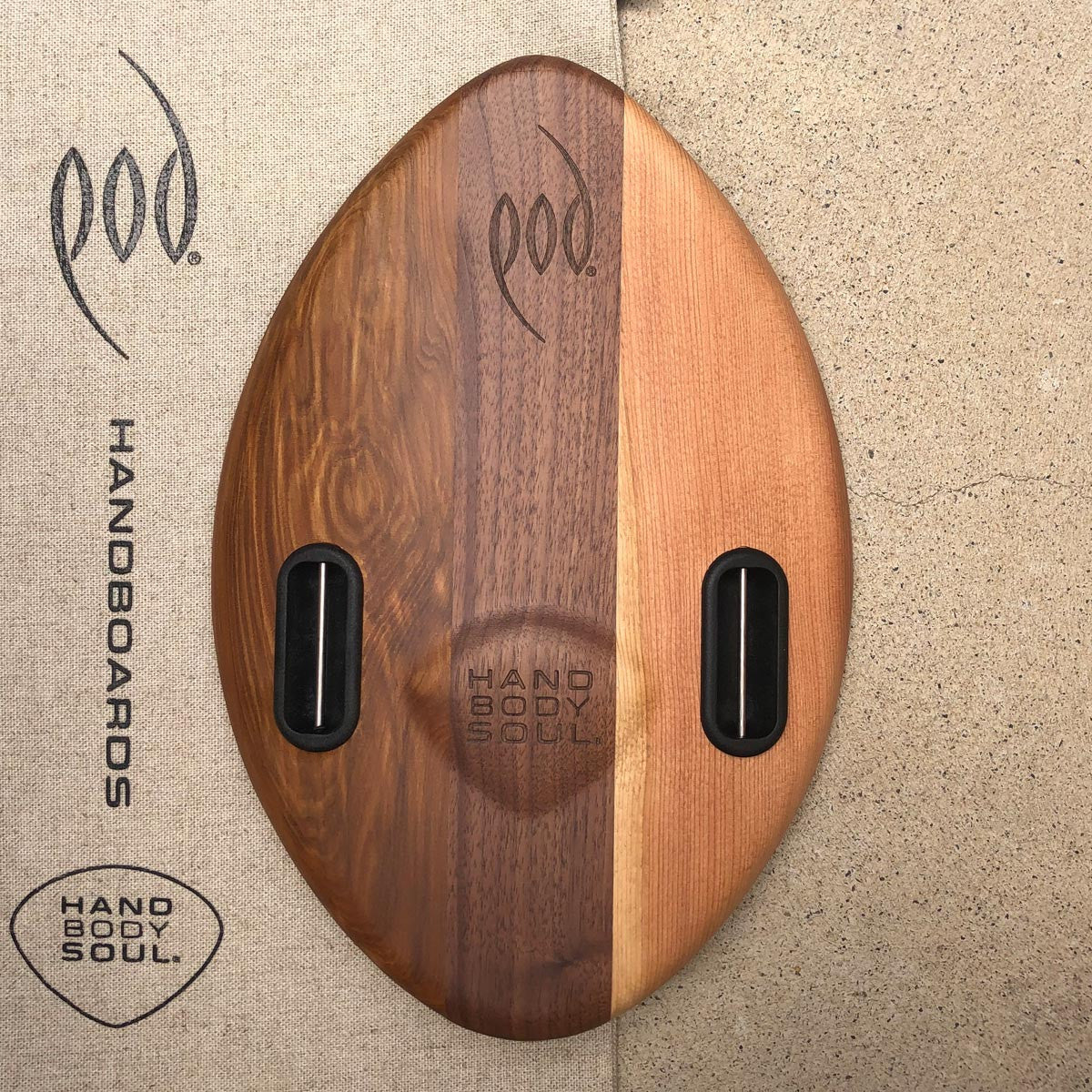 WOO Cedar/Walnut POD Handboard