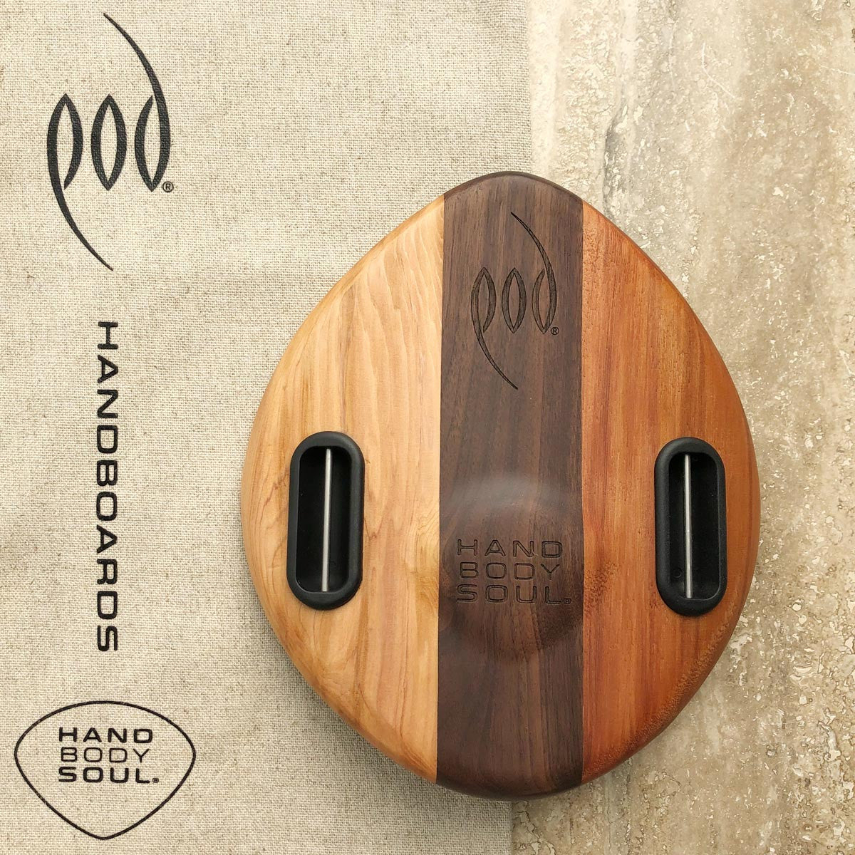EGO 225mm 9inch Wood POD Handboards - Bodysurfing Handplanes