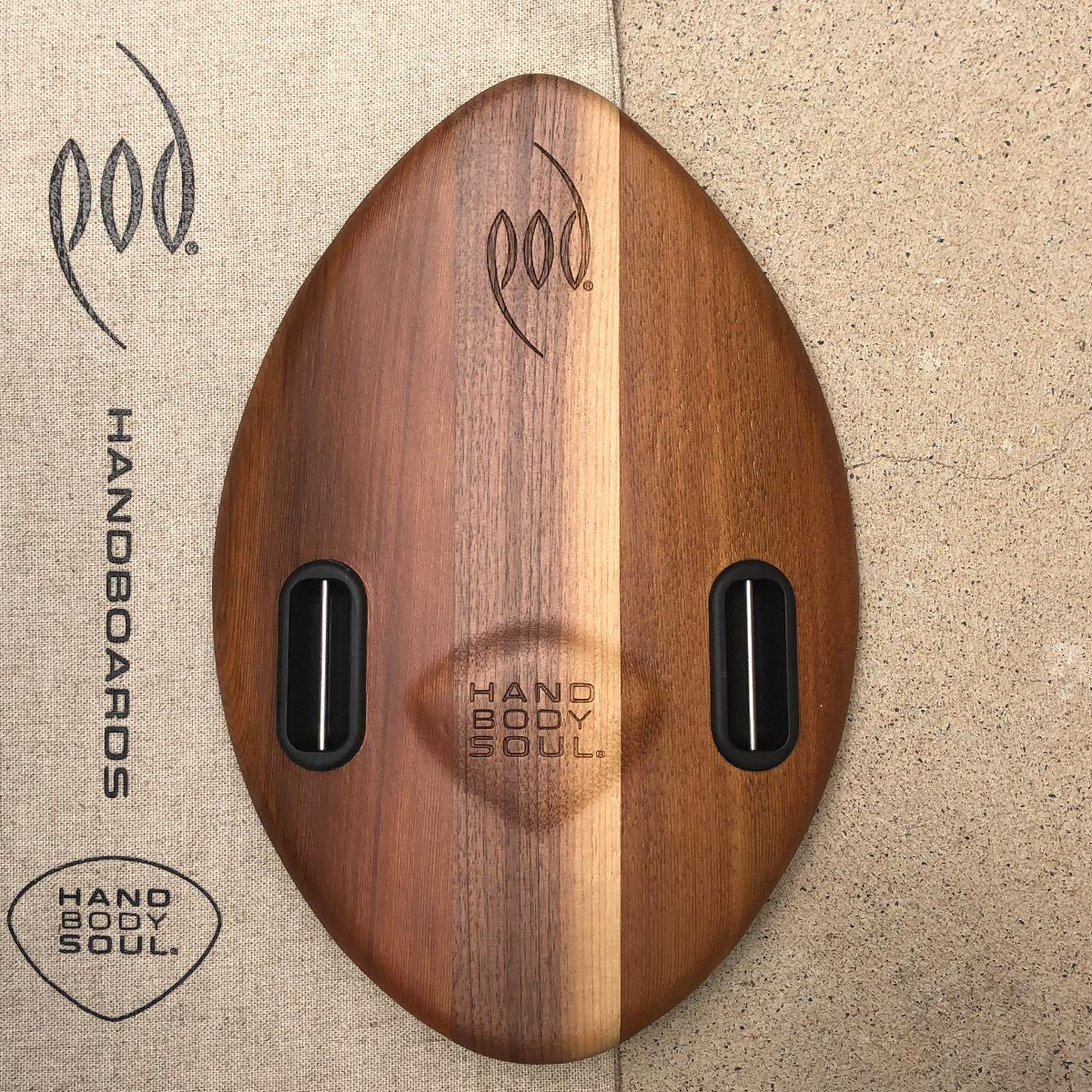 WOO 300mm 12inch Wood POD Handboards - Bodysurfing Handplane