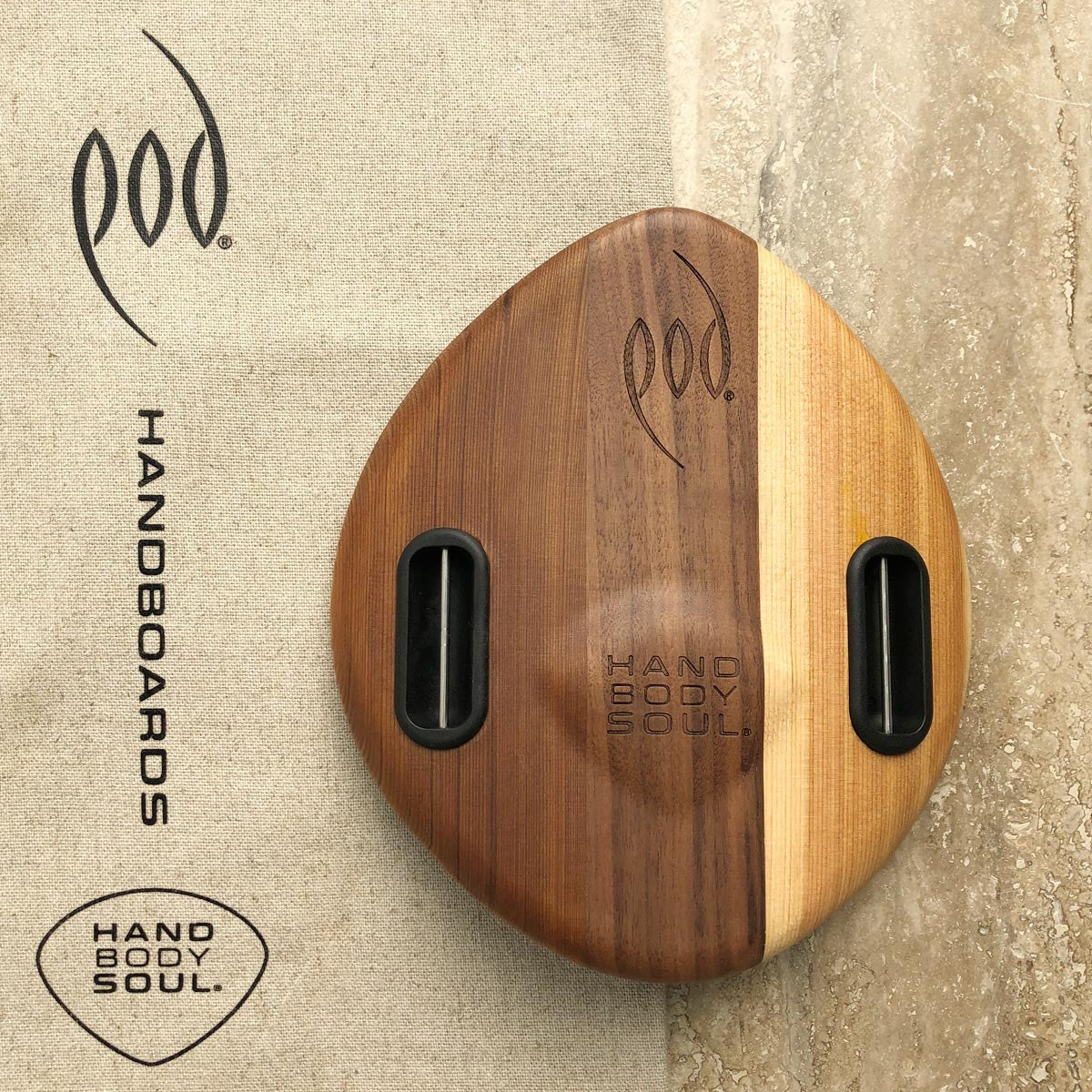 EGO 225mm 9inch Wood POD Handboards - Bodysurfing Handplanes