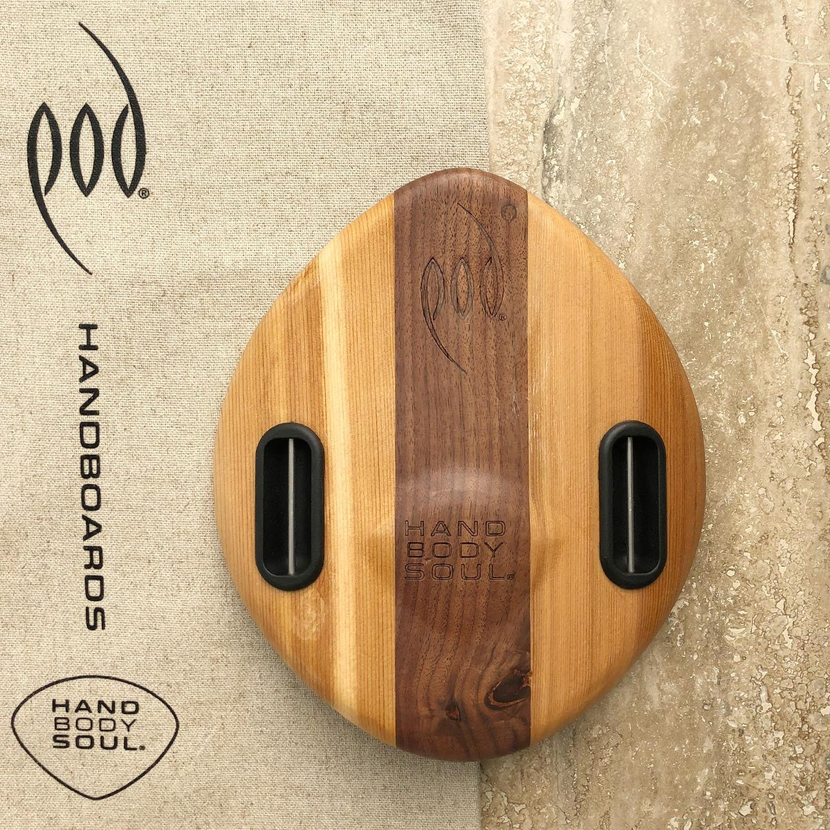 EGO 225mm 9inch Wood POD Handboards - Bodysurfing Handplanes