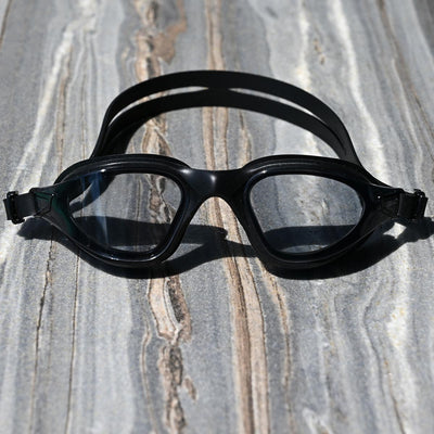 AquaLuxe Black Tinted Lens POD® Swim Goggles