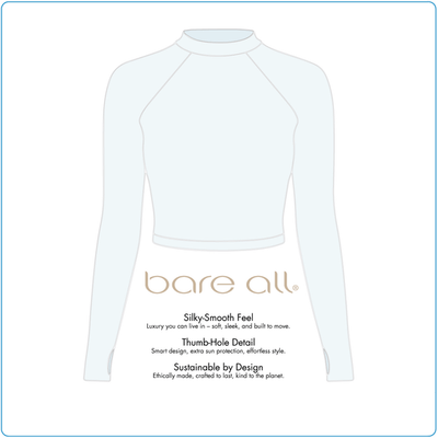 Bare All Crop Top Rash Guard Key Features