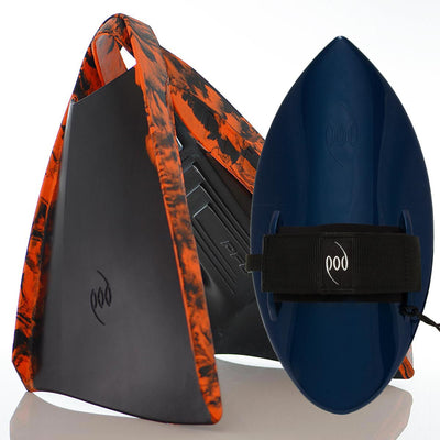 Black/Blue Handboard Black/Orange POD Fins PF3
