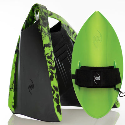 Lime Handboard Black/Lime POD Fins PF3