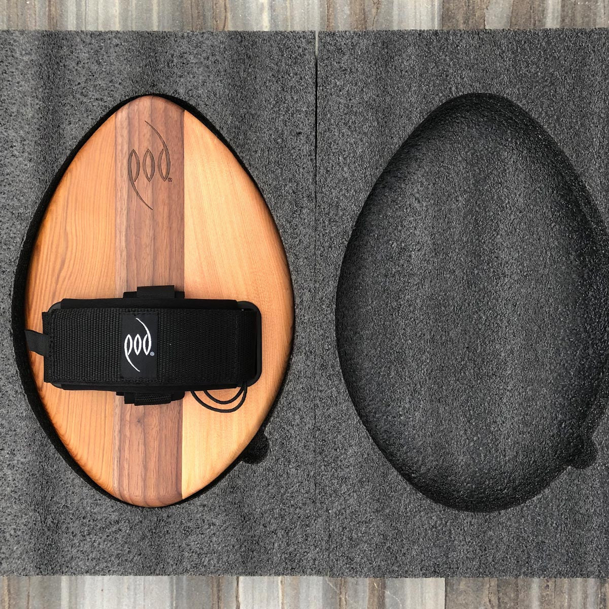 WOO 300mm 12inch Wood POD Handboards - Bodysurfing Handplane