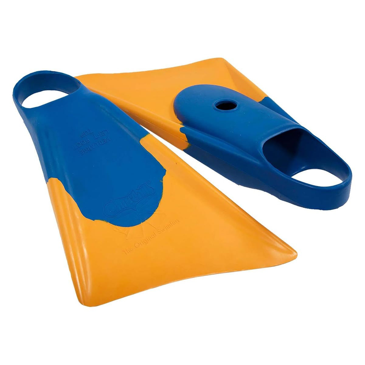 Churchill Makapuu Swim Fins Classic Blue/Yellow Bodyboarding