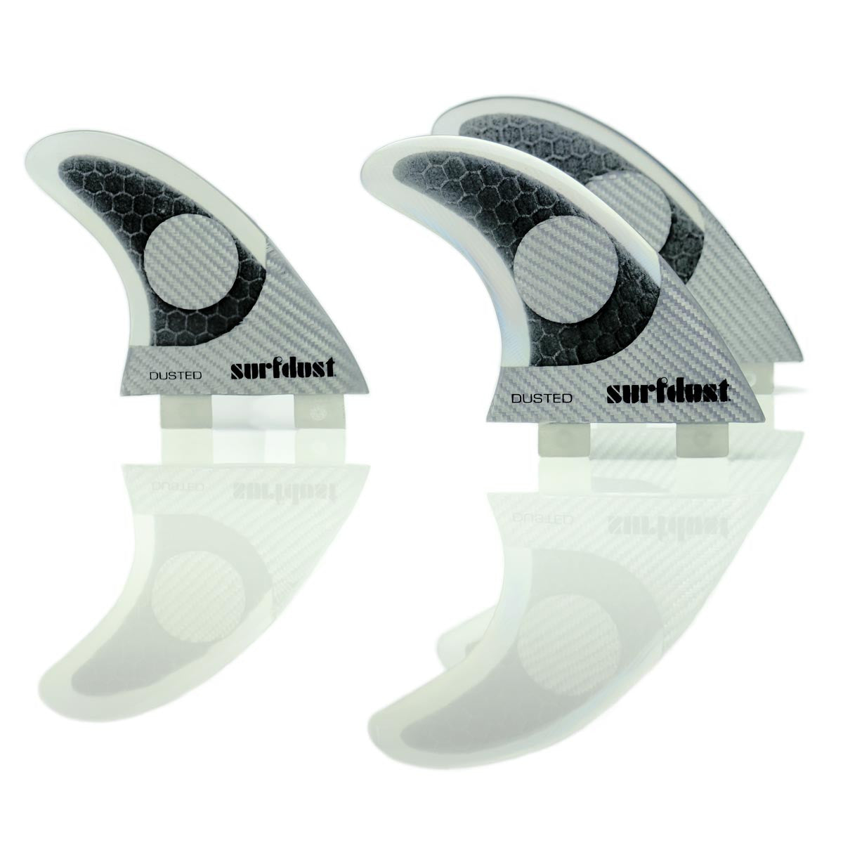 SURFDUST Surfboard Fins SD3 & SD1 Tri Set - FCS Compatible
