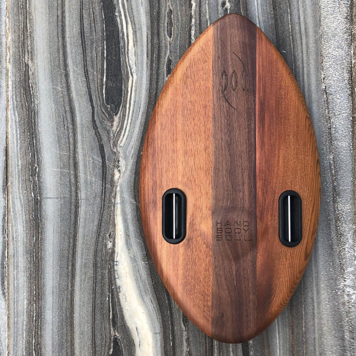 FLO 375mm 15inch Wood POD Handboards -  Bodysurfing Handplane