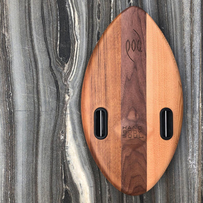 FLO 375mm 15inch Wood POD Handboards -  Bodysurfing Handplane