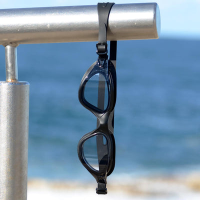 POD® AquaLuxe Swim Goggles Black Tinted Lens