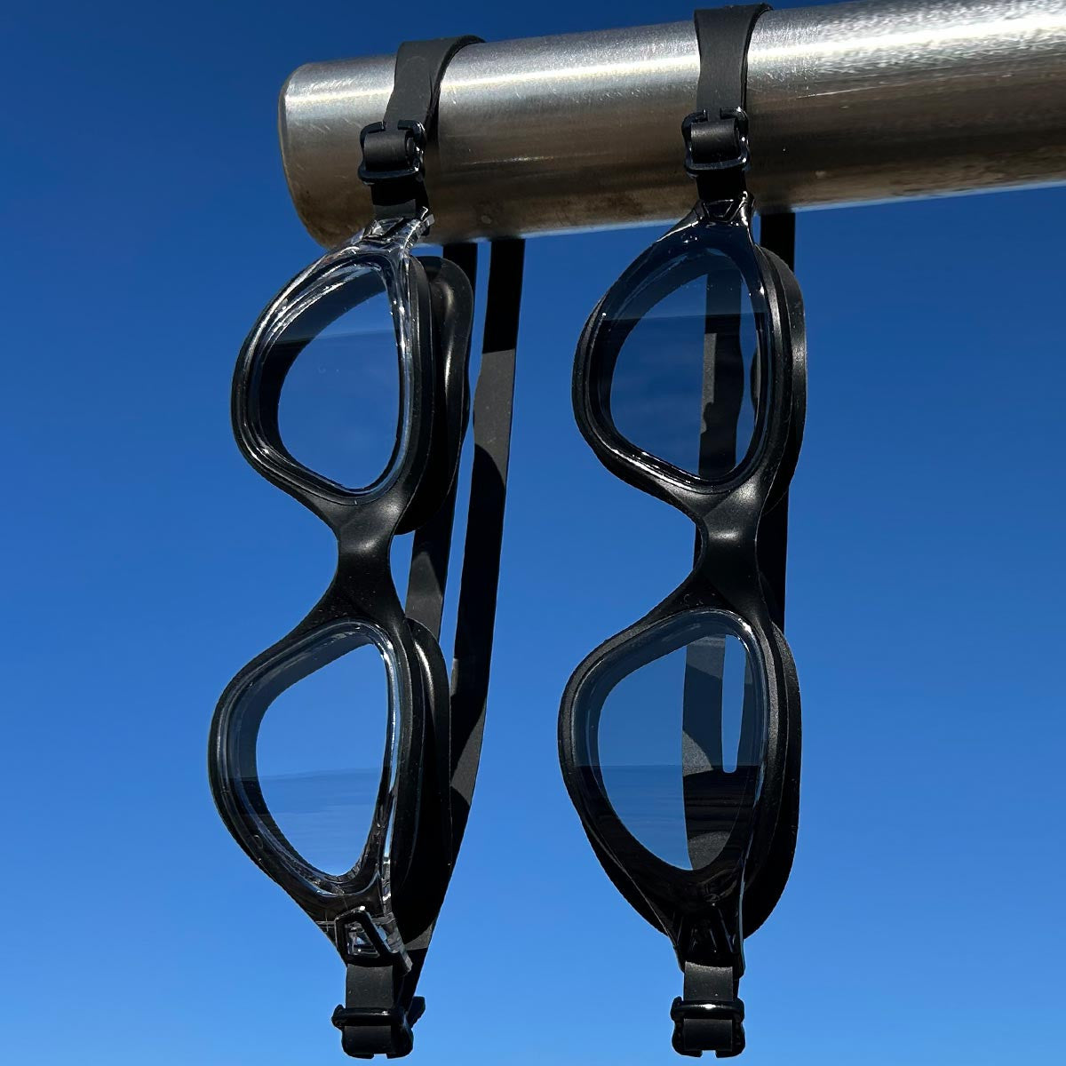 POD® AquaLuxe Clear and Black Tinted Lens Swim Goggles