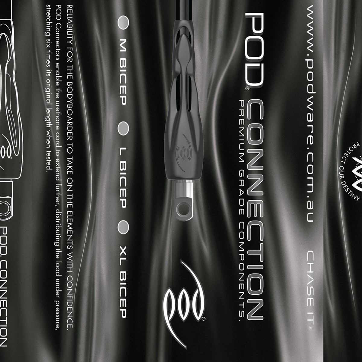 POD Bodyboard Leash | Medium Bicep - Advanced Connection