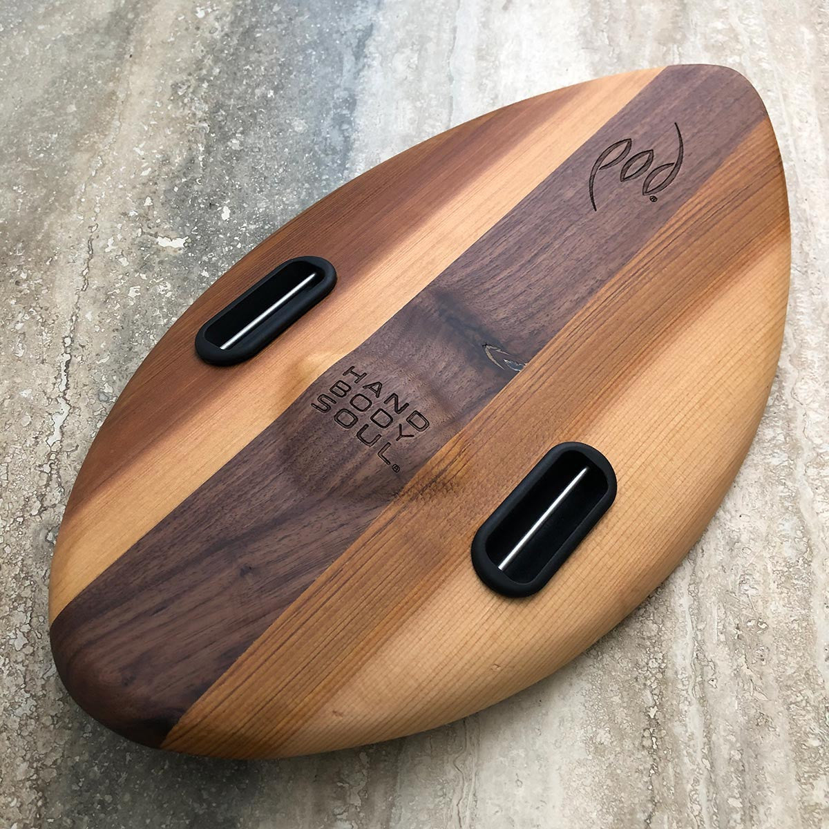 FLO 375mm 15inch Wood POD Handboards -  Bodysurfing Handplane