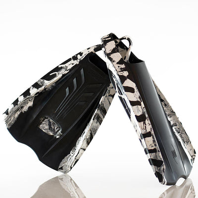 PF2 Swim Fins Black/White Heel