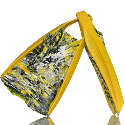 Ocean Active PF2 POD Swim Fins Yellow Strap/Rails MIX Black/White/Yellow
