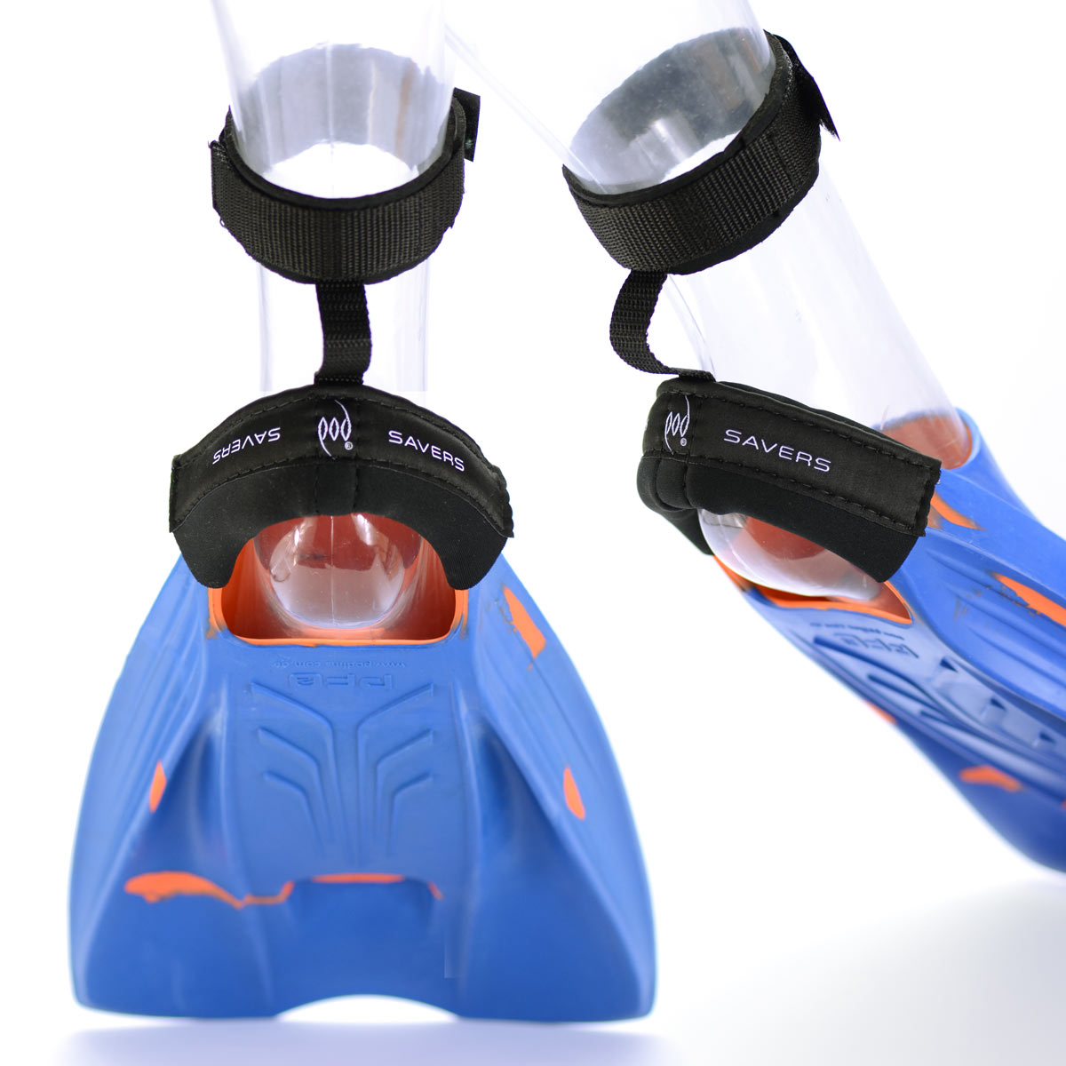 Swim Fin Savers and Heel Pads Protectors - ONE-Strap System