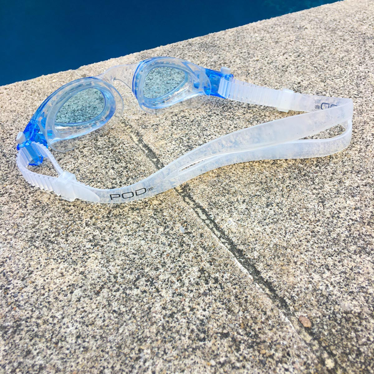 POD Tritek Youth Swim Goggles - 2 Lens Colours Clear Frame