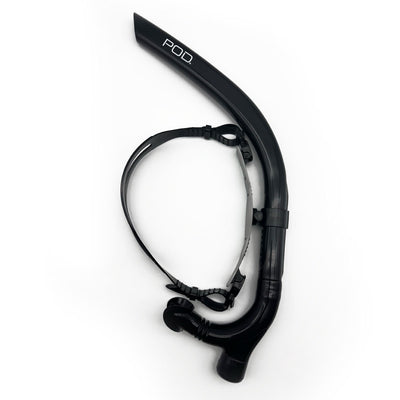 Swimmers Centre Snorkel - Swim Training Front Snorkel Black