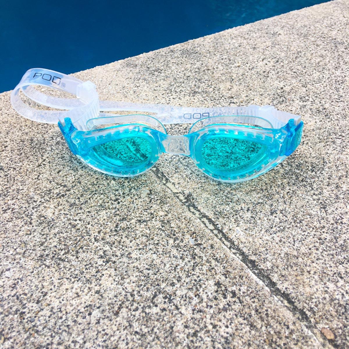 POD Tritek Youth Swim Goggles - 2 Lens Colours Clear Frame