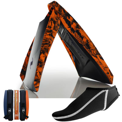POD Fins PF3 Evolution Black/Orange Neoprene Socks Fins Savers