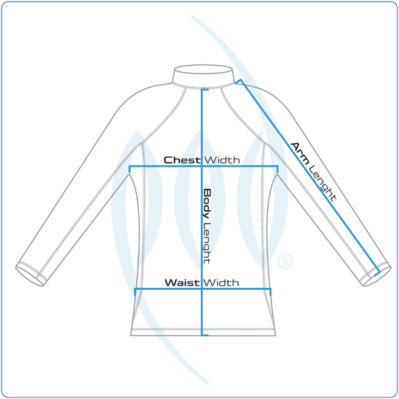 Rashie Measuring Guide