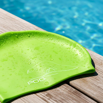 Lime Silicone Swim Cap by POD®