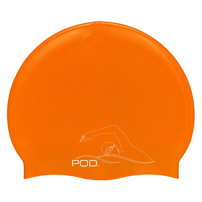 Silicone Swim Cap Orange