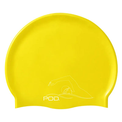 Yellow Swim Caps - Silicone Swimming Caps