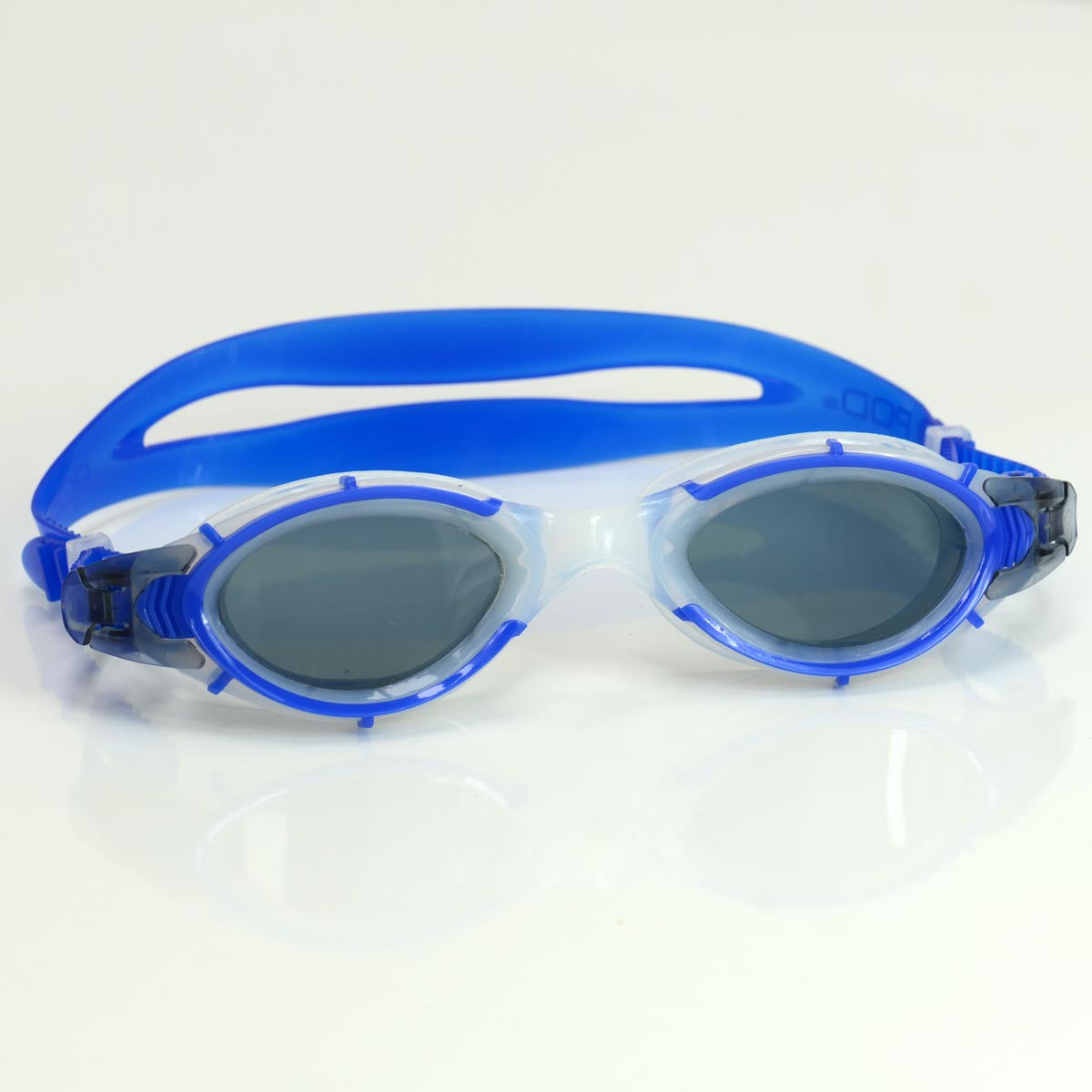 POD Blue Frame with  Black Tinted Lens Swim Goggles