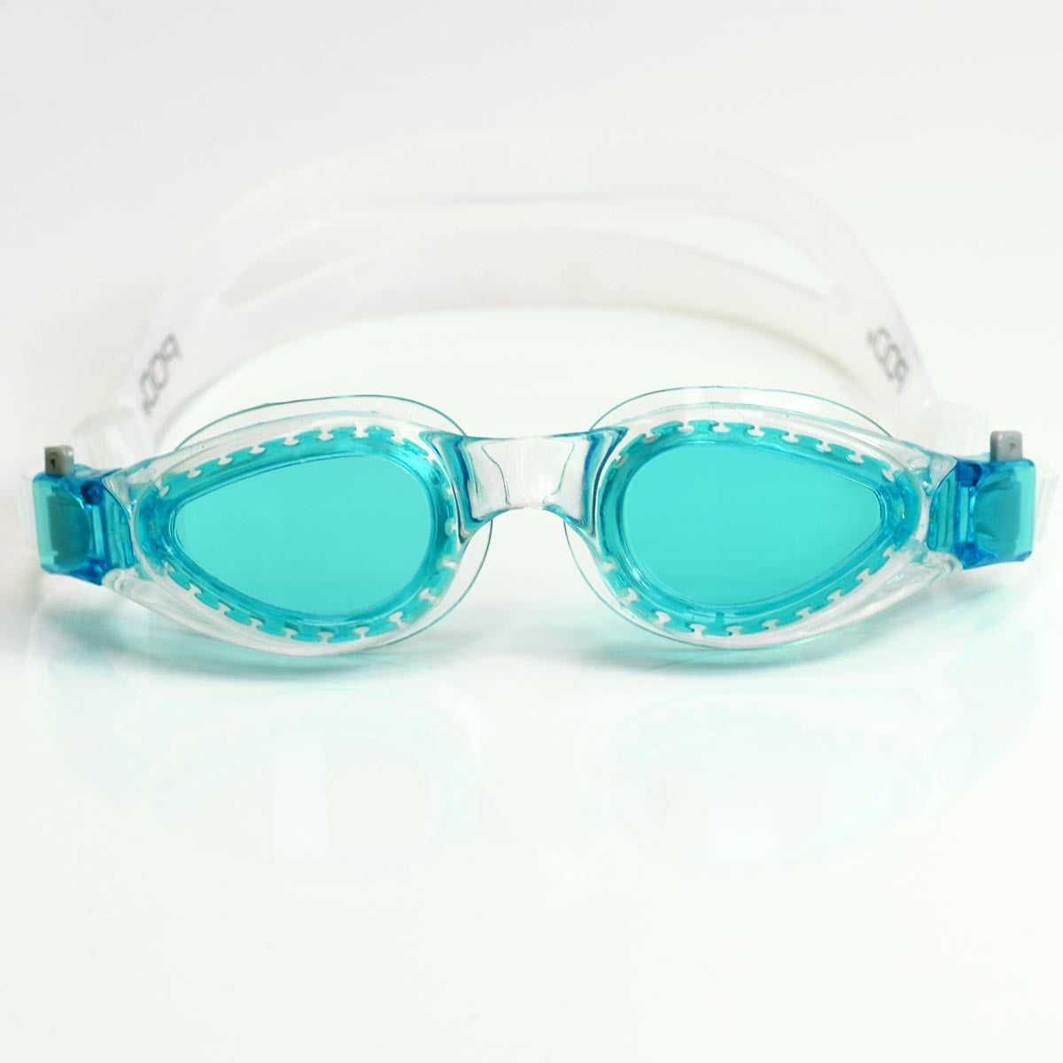 POD Swim Goggle Clear Frame with Aqua-Tinted Lens