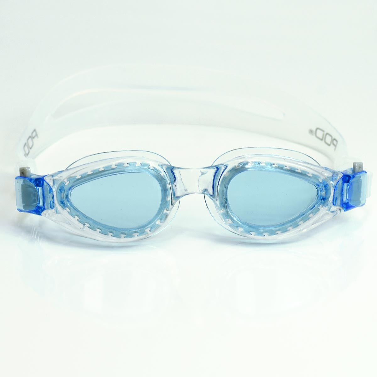 POD Swim Goggle Clear Frame with Blue-Tinted Lens