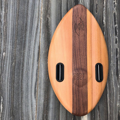FLO 375mm 15inch Wood POD Handboards -  Bodysurfing Handplane