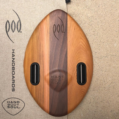 WOO 300mm 12inch Wood POD Handboards - Bodysurfing Handplane