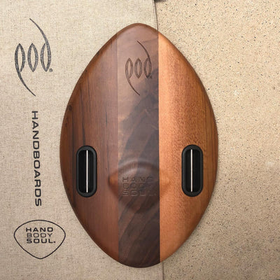 WOO 300mm 12inch Wood POD Handboards - Bodysurfing Handplane